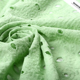 Broderie Katoen Matunda Groen