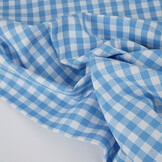 Boerenbont Ruit 8 mm Licht Blauw