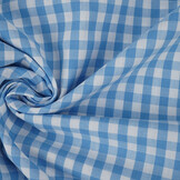 Bauern Karo 8 mm Hellblau