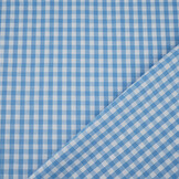 Bauern Karo 8 mm Hellblau