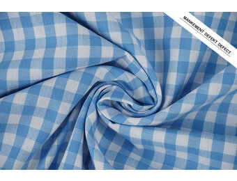 Bauern Karo 8 mm Hellblau