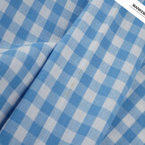 Bauern Karo 8 mm Hellblau