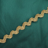 ZigZagband Lurex 8mm Gold