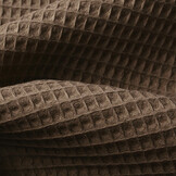 Waffelpiqué Baumwolle Taupe