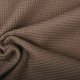 Waffelpiqué Baumwolle Taupe