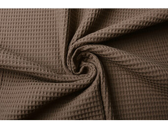 Wafel Katoen Taupe