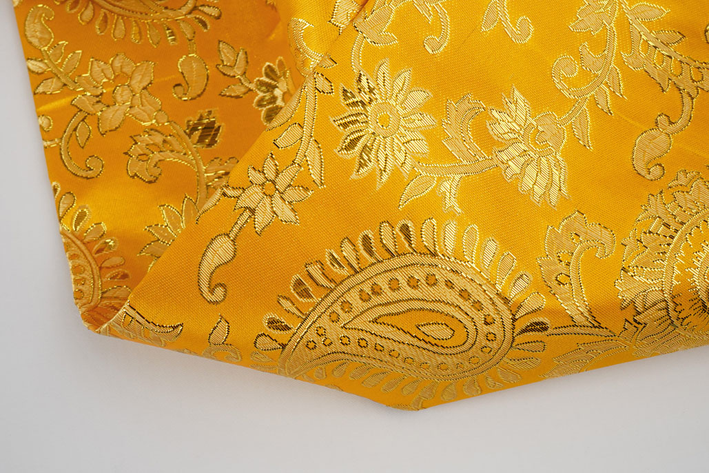 Brocade Celia Ocher Yellow
