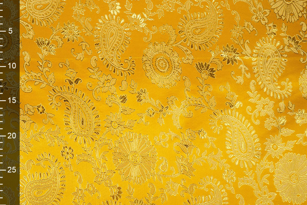 Brocade Celia Ocher Yellow