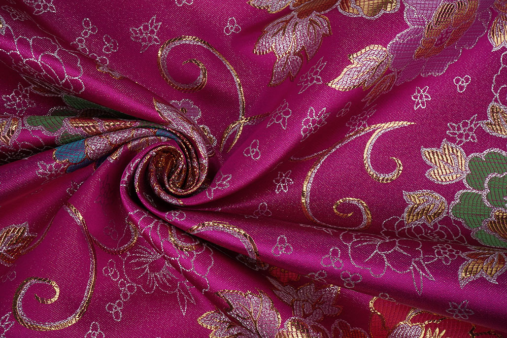 Brocade Felice Fuchsia