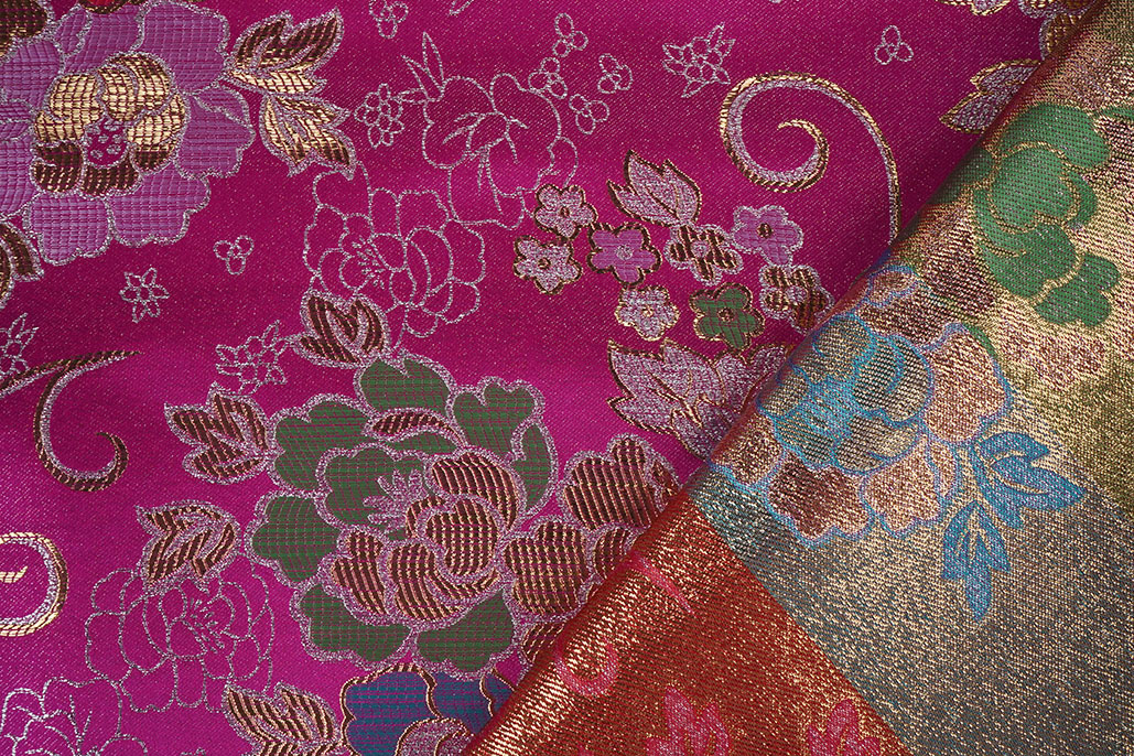 Brocade Felice Fuchsia