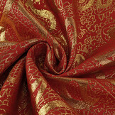 Brocade Paisley Red