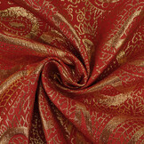 Brokaat Paisley Rood