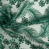 Mesh Embroidered Sequins Lizanne Sea Green