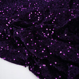 Sequins on Velvet Dark Purple