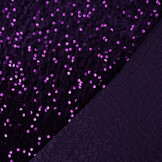 Sequins on Velvet Dark Purple