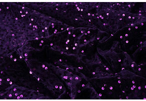 Sequins on Velvet Dark Purple