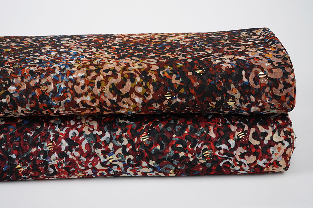 Chiffon Foil Amber Rost Brique