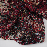 Chiffon Foil Feroce Amber Bordeaux
