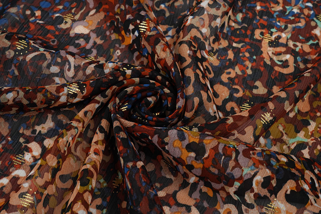 Chiffon Foil Amber Rost Brique