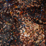 Chiffon Foil Amber Rust Brique