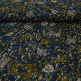 Chiffon Foil Camofleur Marineblau
