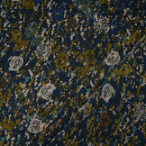 Chiffon Foil Camofleur Marineblau