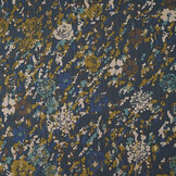 Chiffon Foil Camofleur  Navy Blue