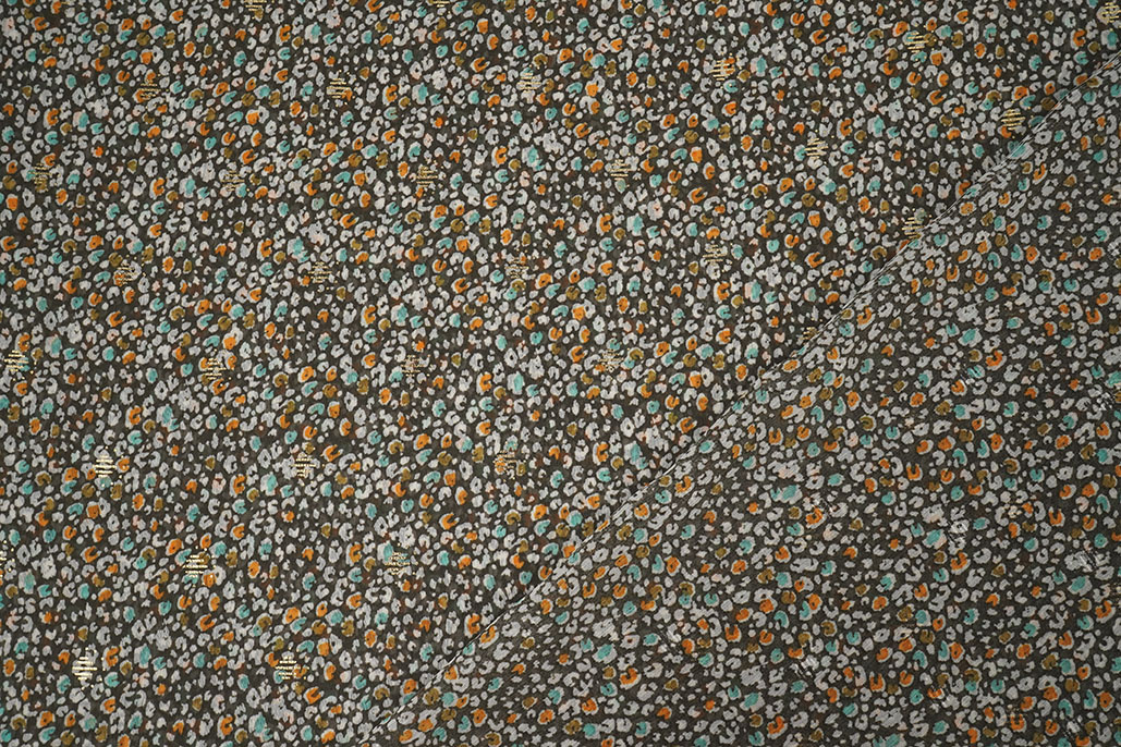 Chiffon Foil Sauvage Army