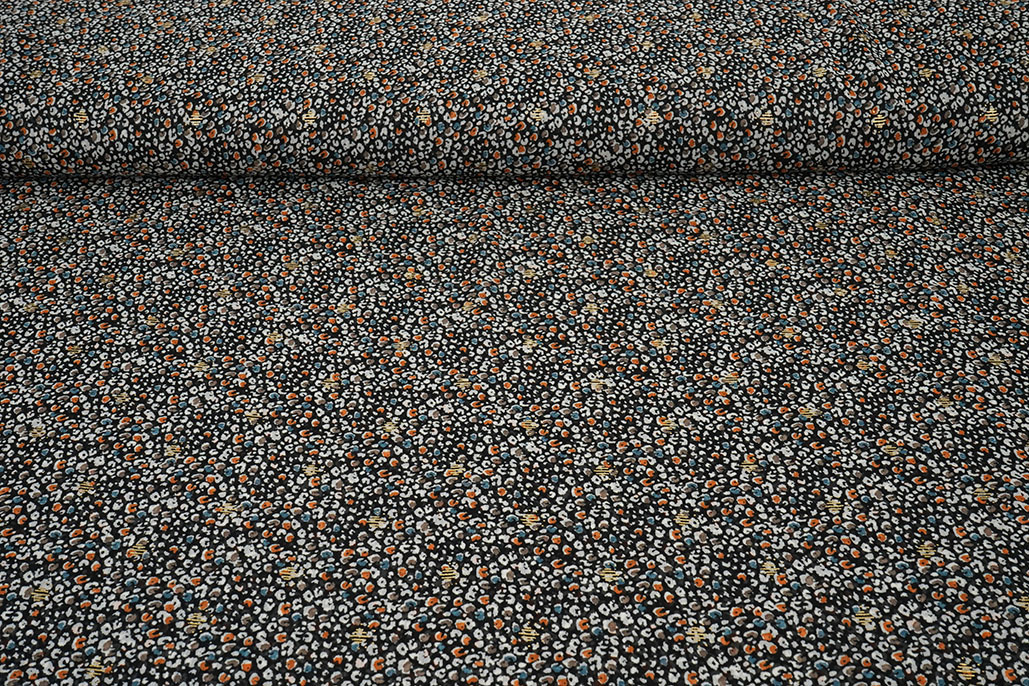 Chiffon Foil Sauvage Schwarz