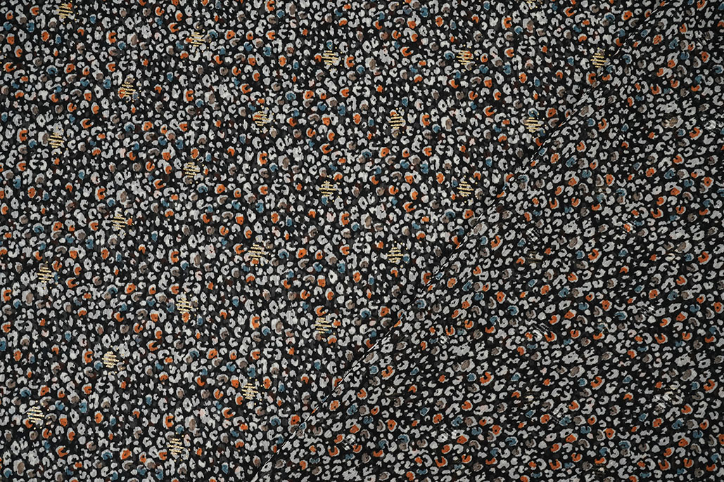 Chiffon Foil Sauvage Schwarz