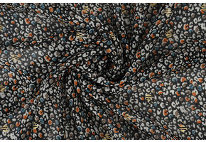 Chiffon Foil Sauvage Black