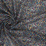 Chiffon Foil Sauvage Marine Blauw