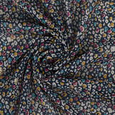 Chiffon Foil Sauvage Navy Blue