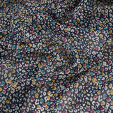 Chiffon Foil Sauvage Marine Blauw