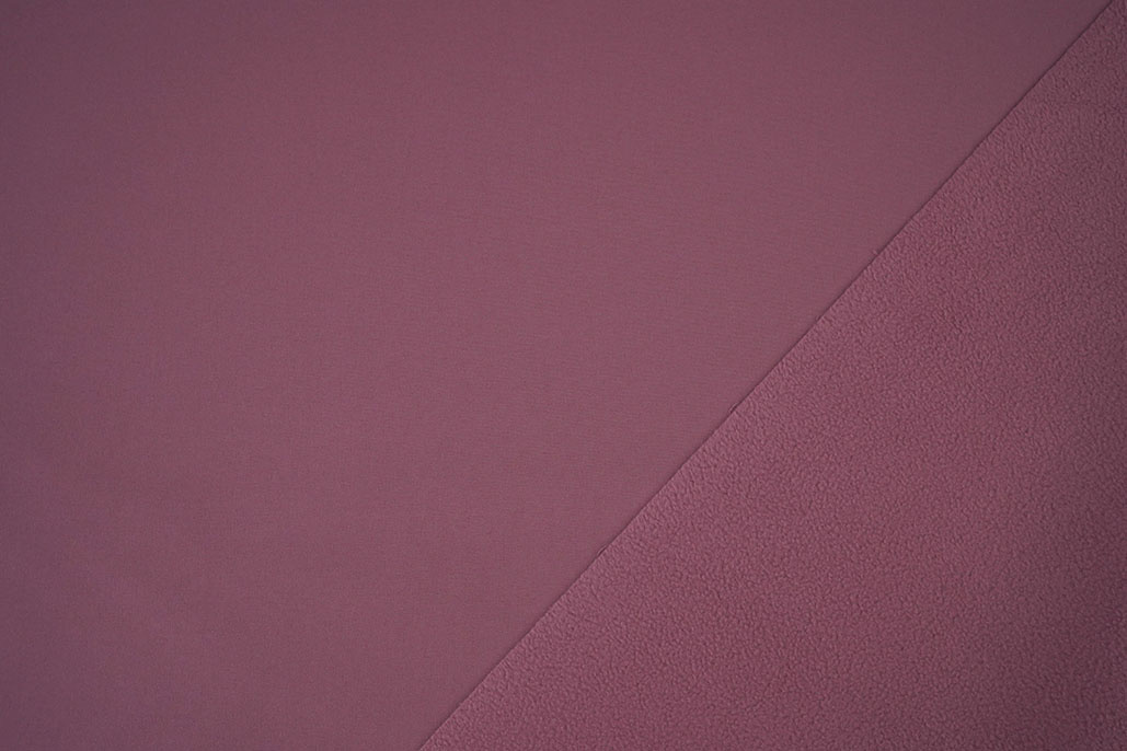 Soft Shell Uni Donker Oud Roze