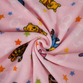 Disney Fleece Winnie The Pooh Roze