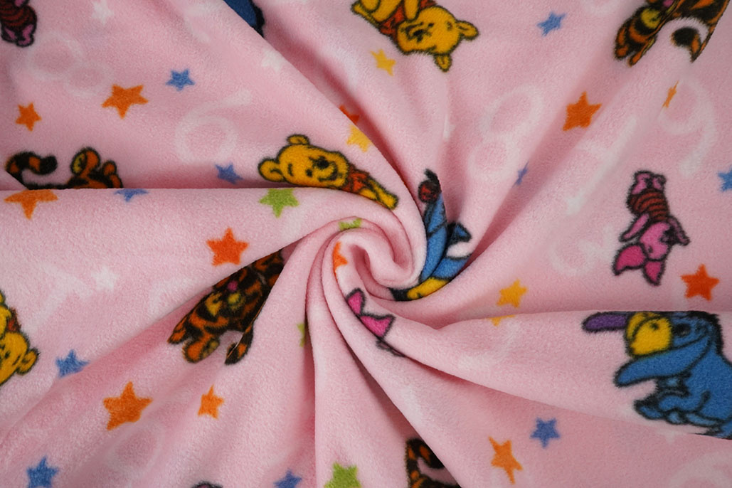 Disney Fleece Winnie The Pooh Rosa