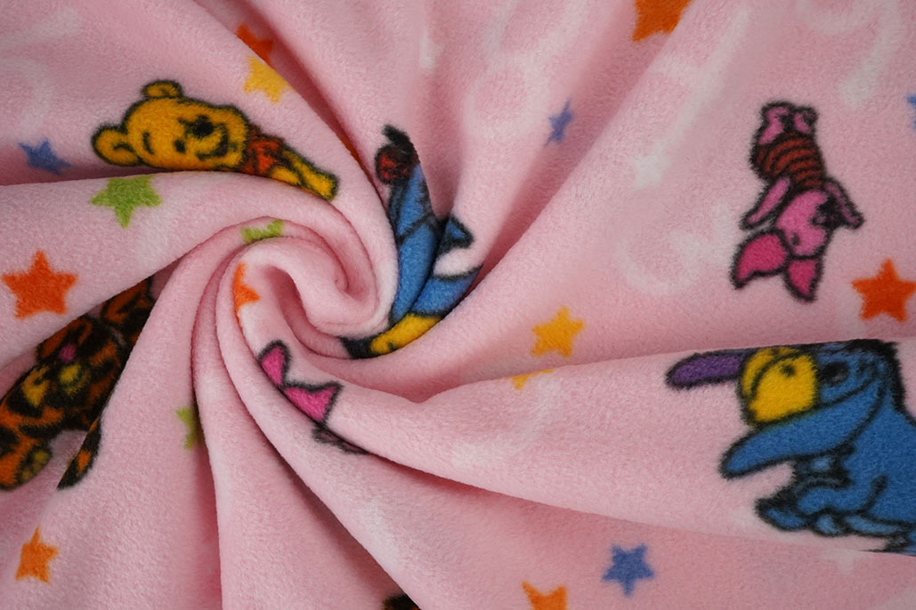 Disney Fleece Winnie The Pooh Pink