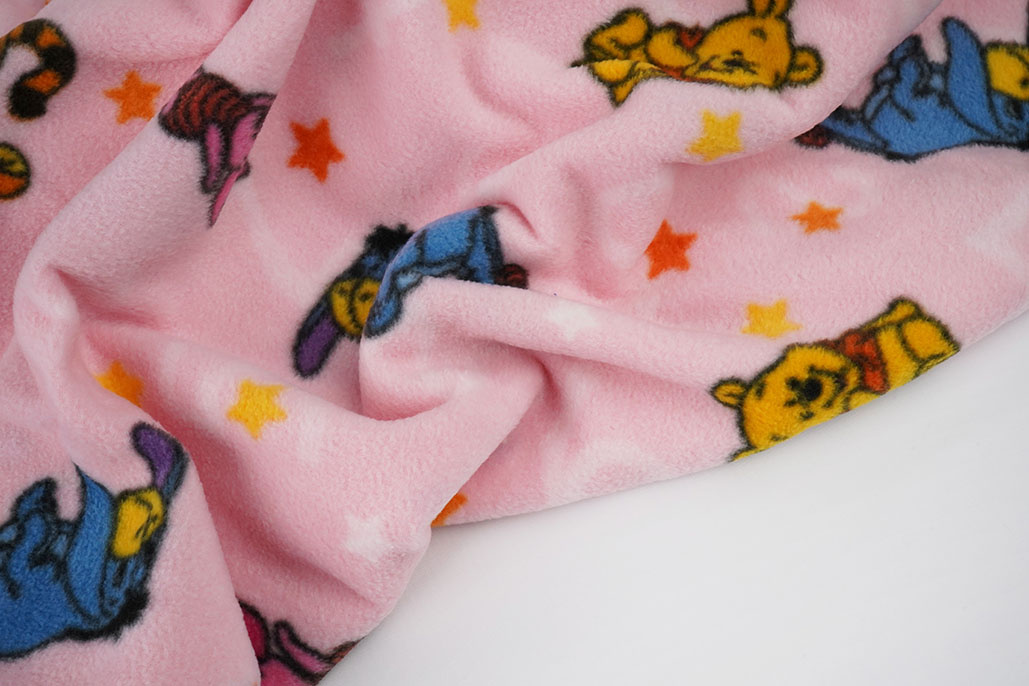 Disney Fleece Winnie The Pooh Rosa