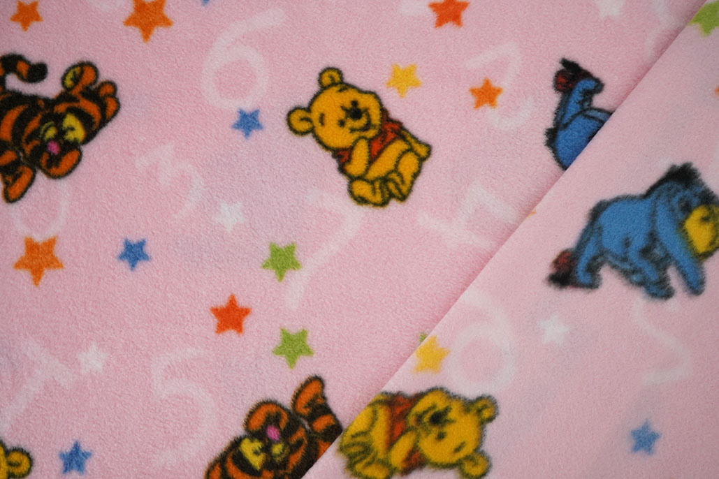 Disney Fleece Winnie The Pooh Pink