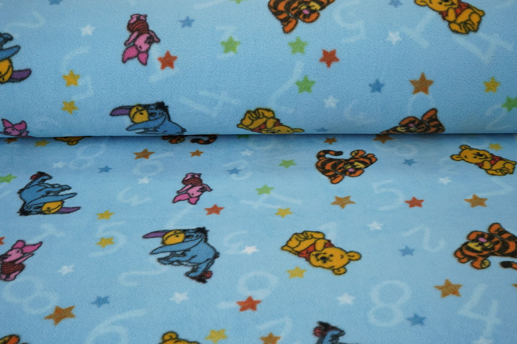 Disney Fleece Winnie The Pooh Blue