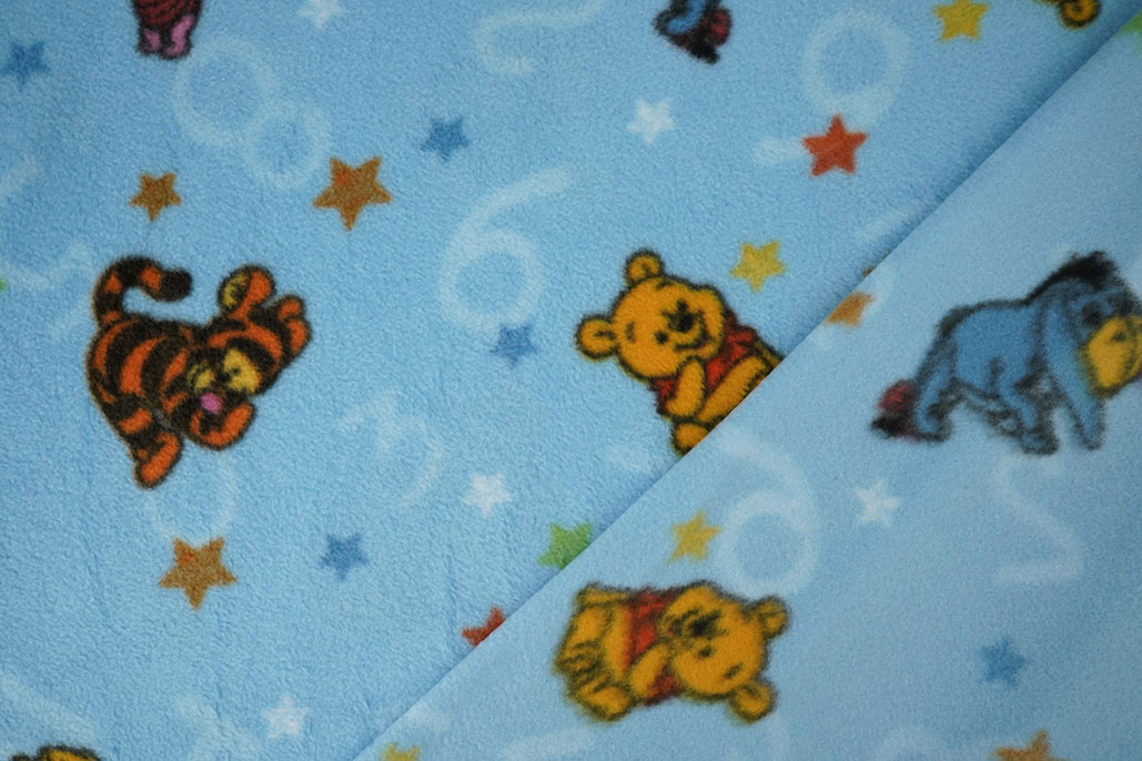 Disney Fleece Winnie The Pooh Blau