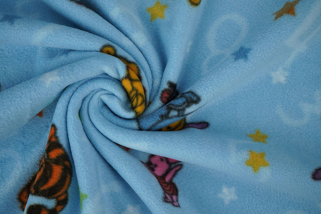 Disney Fleece Winnie The Pooh Blauw