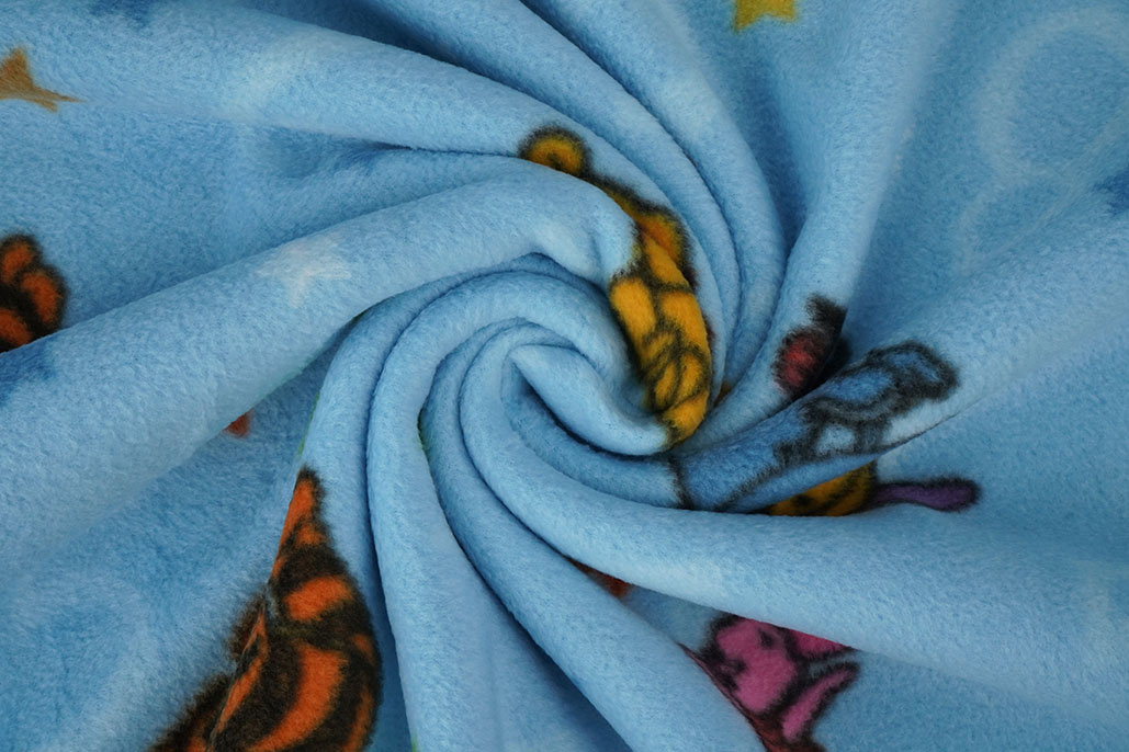 Disney Fleece Winnie The Pooh Blauw