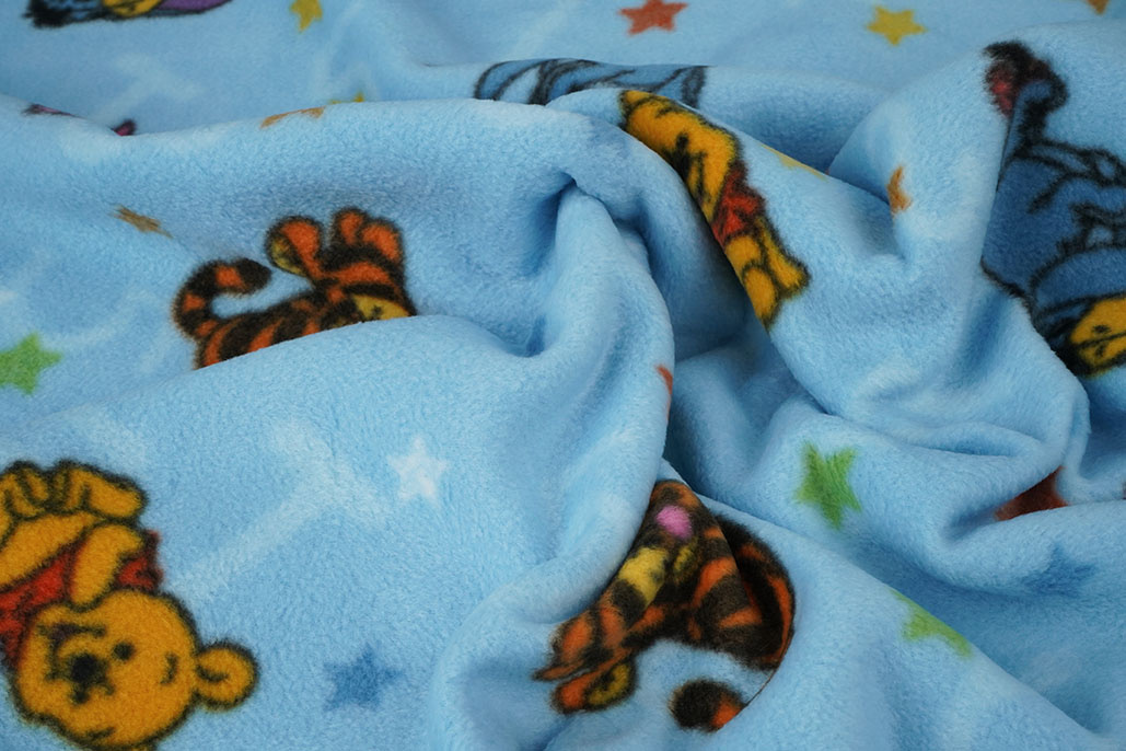 Disney Fleece Winnie The Pooh Blau