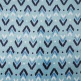 Flannel Fleece geometric Blue