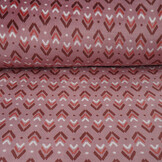Flannel Fleece geometric Pink