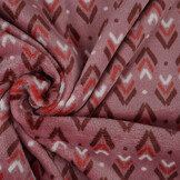 Flanel Fleece Geometrisch Roze