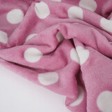 Flanel Fleece Stippen Roze