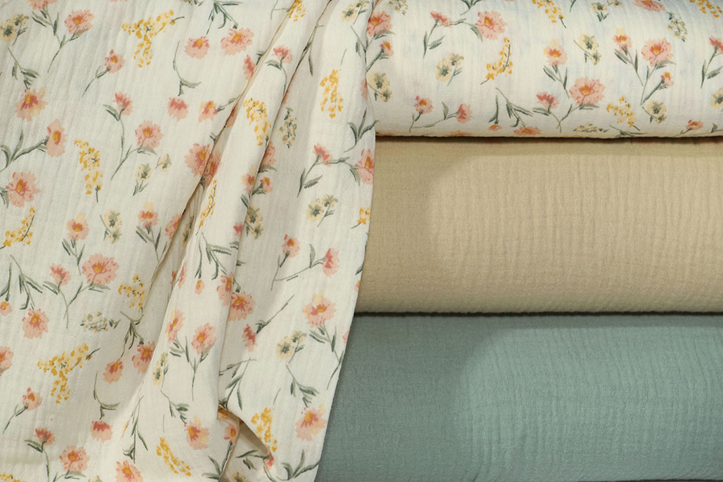 Double Gauze Flowers Veyli